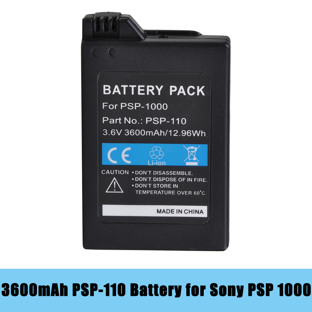 3600mAh PSP-110 Battery for Sony PSP 1000 PSP1000 1001 1002 1003 1004 1005 1006 1007 1008 1010 Serie