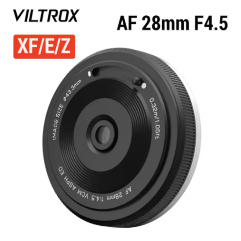 Lensa Kamera Viltrox AF 28mm F4.5 Lensa Fokus Otomatis Full Frame Untuk Kamera Seri Sony E Fujifilm 