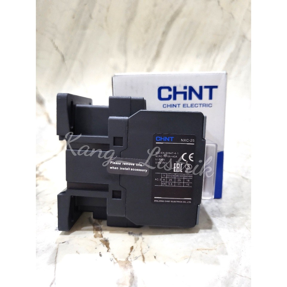 Kontaktor CHINT NXC25 Magnetic Contactor CHINT NXC-25 220V