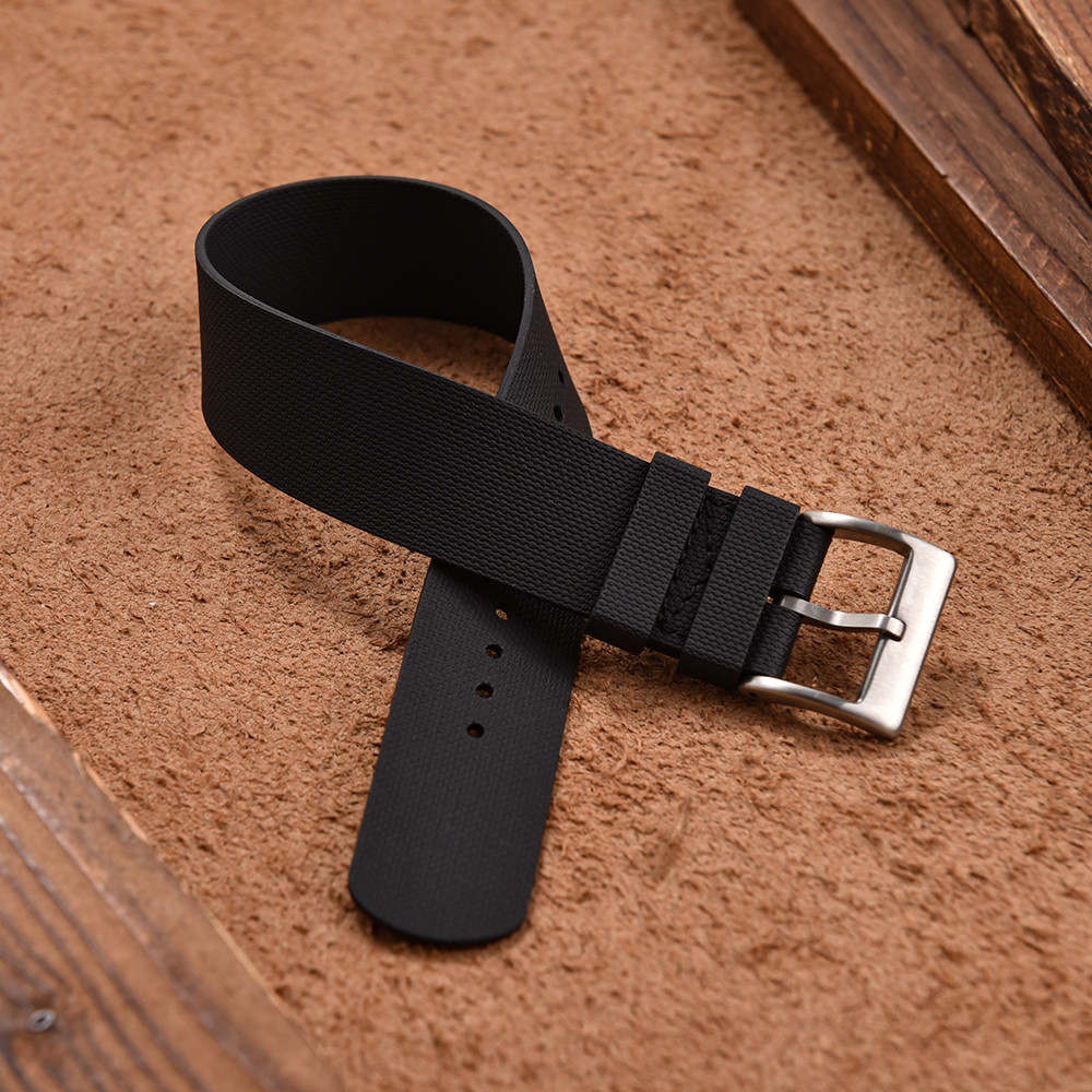 Fit For Tudor Style Ranger Rolex Daytona Fluororubber Watch Strap 20mm 21mm 22mm Waterproof Super So