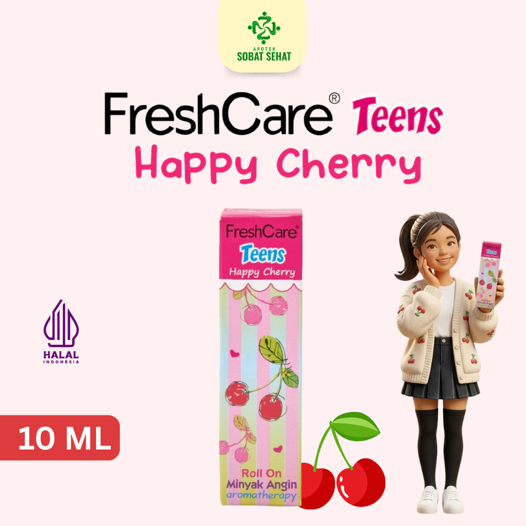 FreshCare Teens Happy Cherry 10ml - Aroma Ringan untuk Remaja & Anak