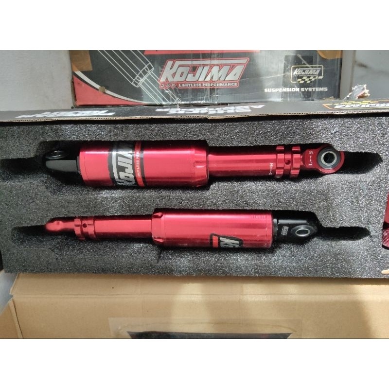 shockbreaker kojima  warna merah model up side down 280mm vega jupiter fizr nouvo rx king supra tige