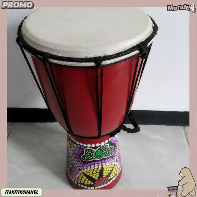 Alat Musik Tradisional Jimbe Tinggi 30 Cm ITK -60