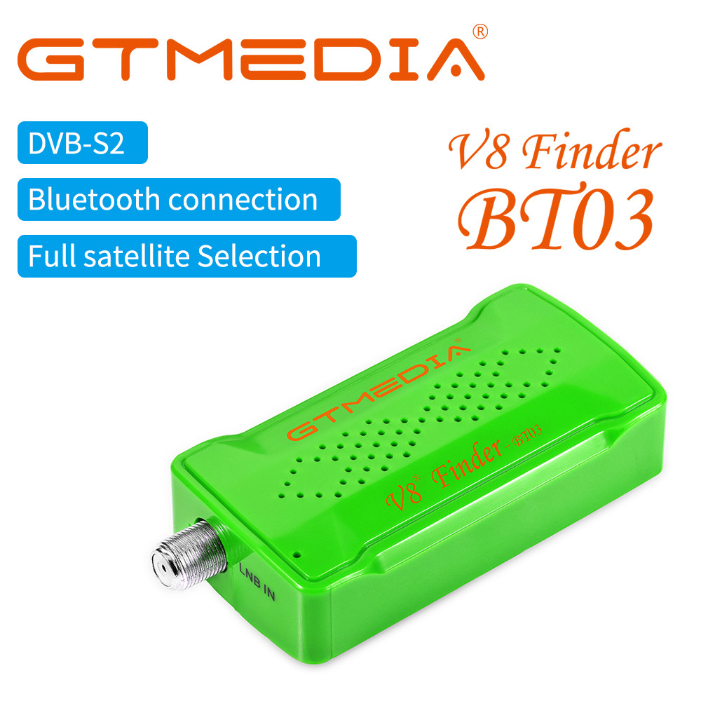 GTMEA V8 Finder BT03 Support Android IOS Satellite Finders DVB-S2 Android gital BT HD Satellite Satf