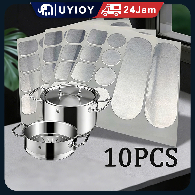 10pcs/Set Penambal Panci Bocor Anti Api Tambalan Panci Bocor Lem Panci Bocor Tahan Panas Tambal Panc