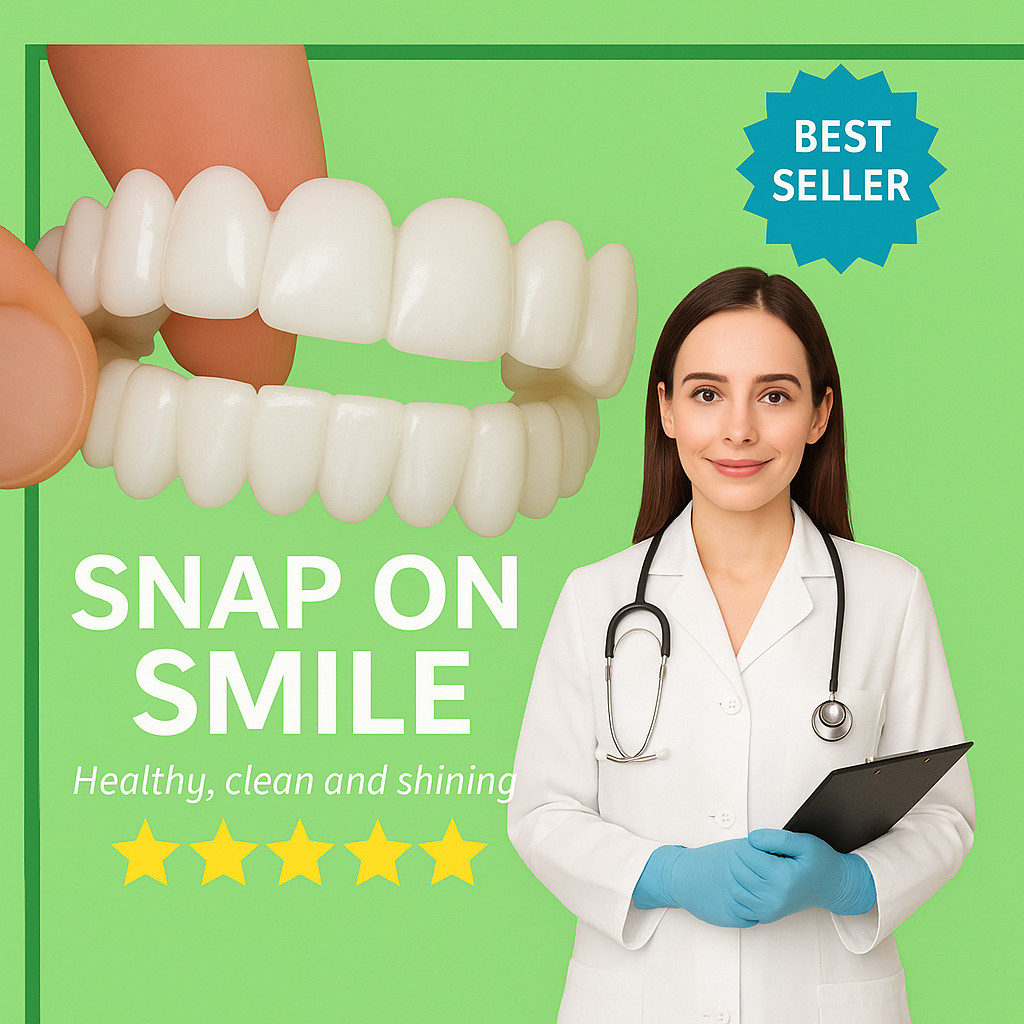 SUDAH BANYAK TESTIMONI [BISA COD] Gigi Palsu Instan Atas Bawah Snap On Smile 100% Original