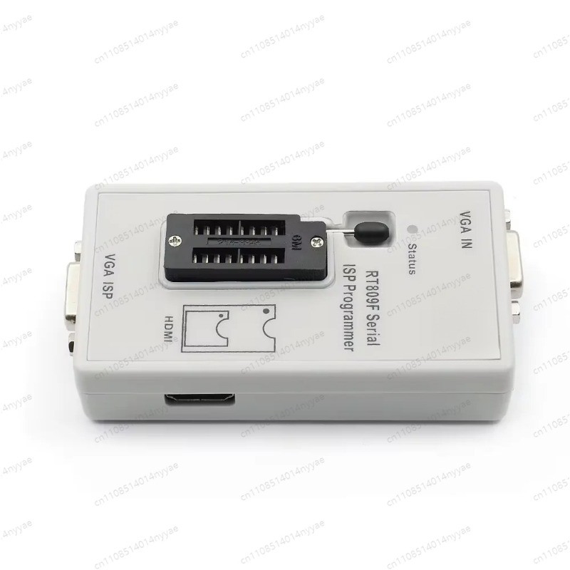2025 EMMC RT809F Serial ISP Programmer VGA LCD with RT-SOP8-A Simple Adapter Universal Programmable 