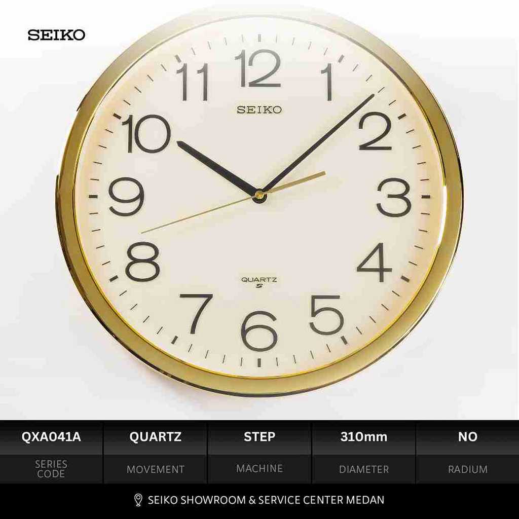 Seiko Showroom Medan - Jam Dinding Seiko QXA041A