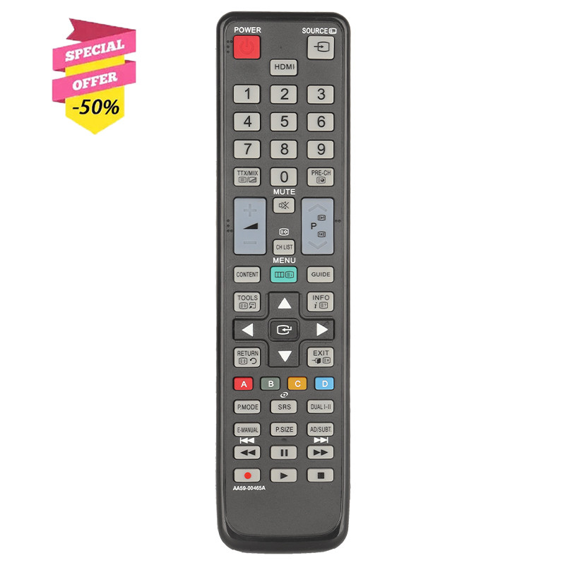 AA5900465A Remote Control For Samsung TV UE19D4000NW UE19D4005NW UE19D4020NW UE22D5000NW UE22D5005NW