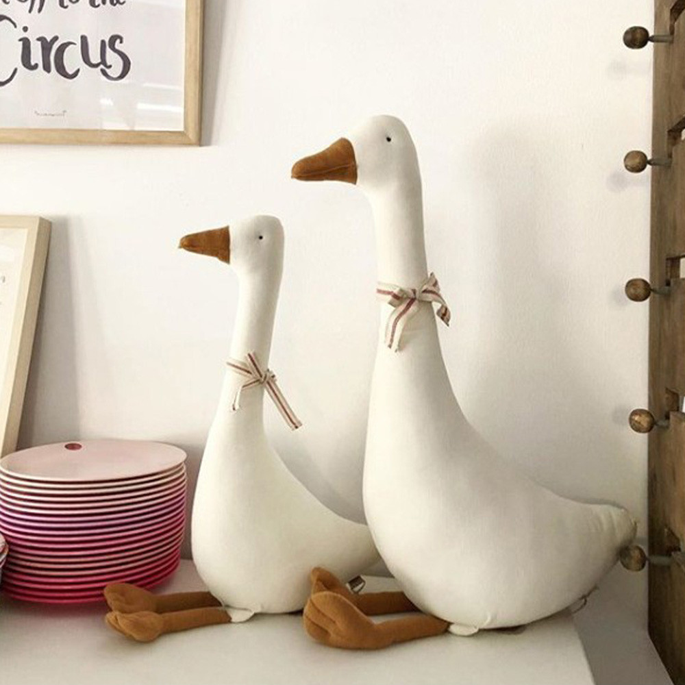 Boneca de ganso nórco boneca bebê sono dos desenhos animados boneca de ganso decoração para casa bri