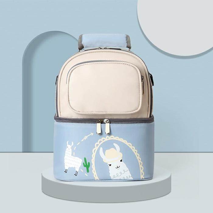 Tas Asi Tas Ransel Asi Cooler Bag ASI Tas Simpan ASI Diaper Bag Multifungsi Tas Bayi Multifungsi - B