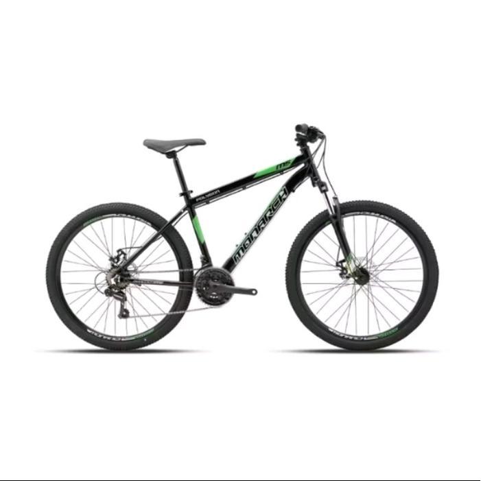 Sepeda MTB 26 inch Polygon Monarch M5 sepeda gunung remaja dewasa - black green
