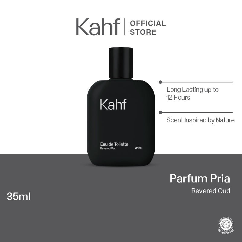 Kahf Revered Oud Eau De Toilette 35 ml - Parfum Pria Wangi Tahan Lama