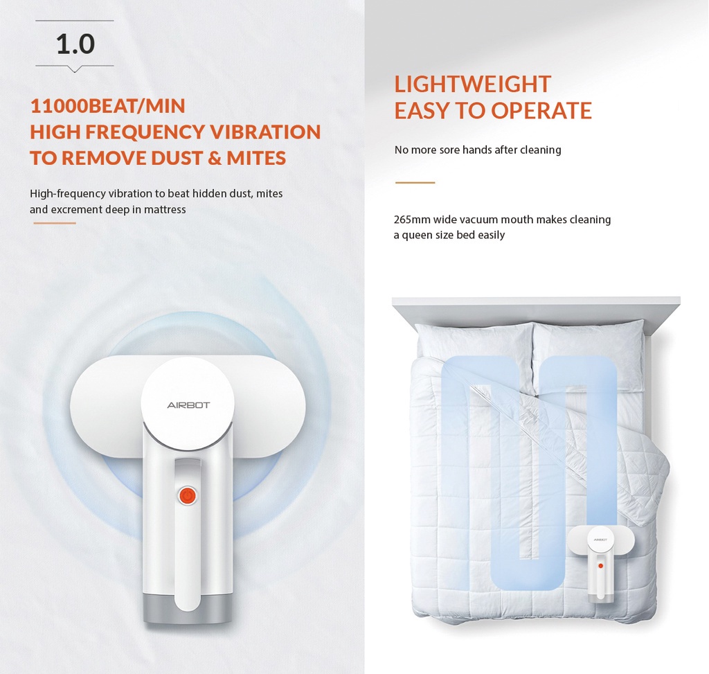 Jual Airbot UV Anti Dust Mite Vacuum Cleaner HEPA Filter CM900 Penyedot