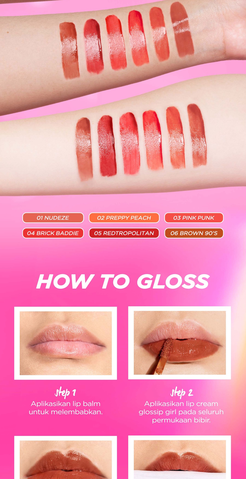 Jual New Launch DAZZLE ME Glossip Girl Lip Cream Hyper Hydrating   Sg 11134202 22110 J0bayfd9tikv5b