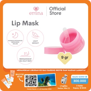 Image of Emina Lip Mask 9 g - Masker Perawatan Bibir Lembab