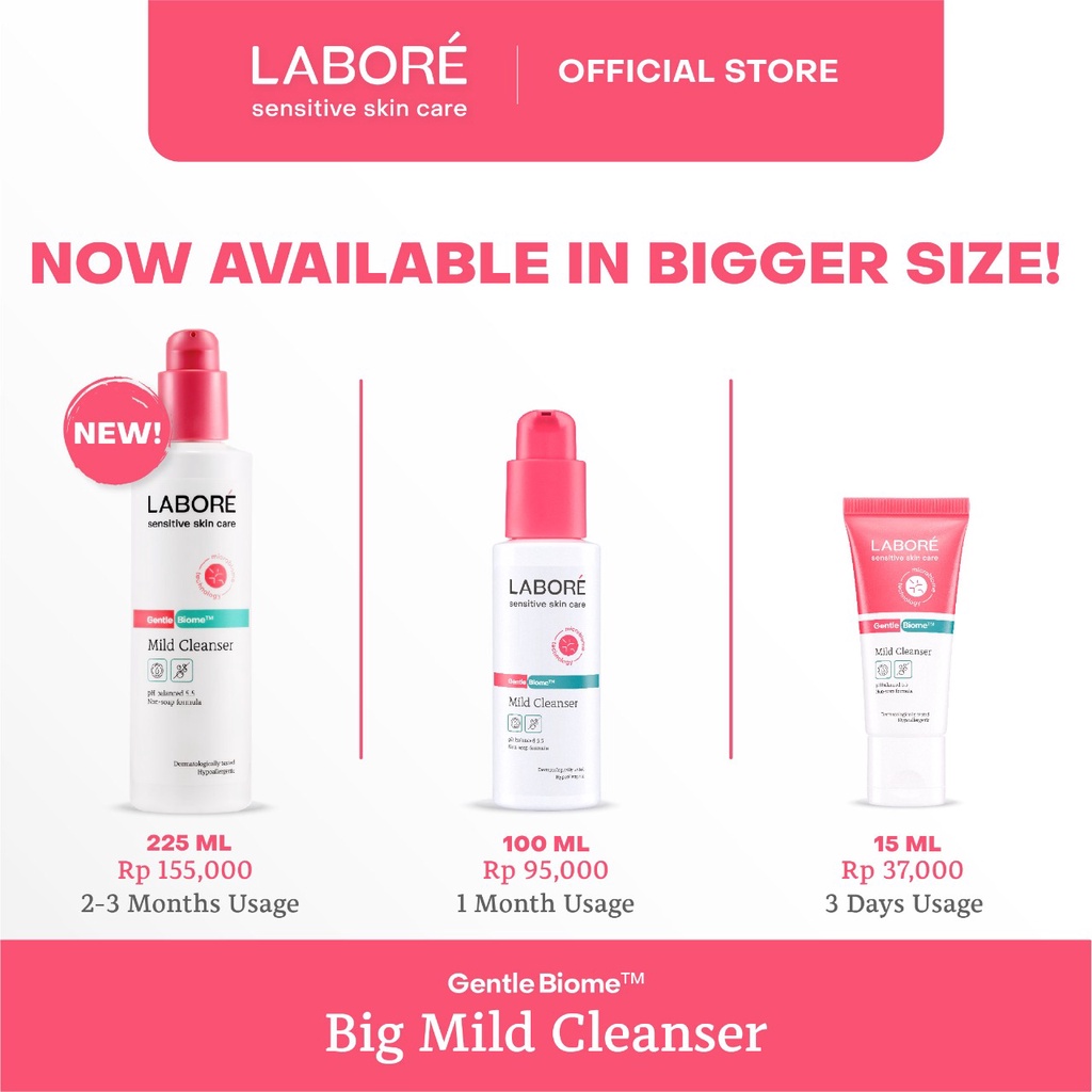 LABORE Sensitive Skin Care GentleBiome Mild Cleanser 225 ml
