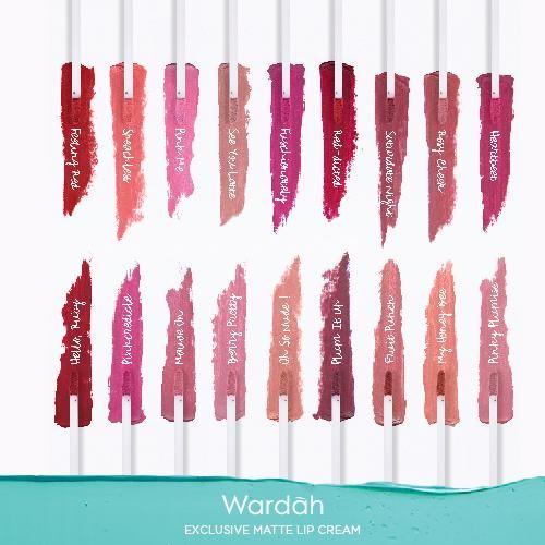 Image of Wardah Exclusive Matte Lip Cream - Liquid Lip Cream Warna Intense dan Tahan Lama #2