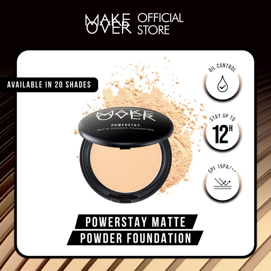 Make Over 24H Smooth Flawless Set : 24H Powerstay Weightless Liquid Foundation, 24H Powerstay Matte Powder Foundation