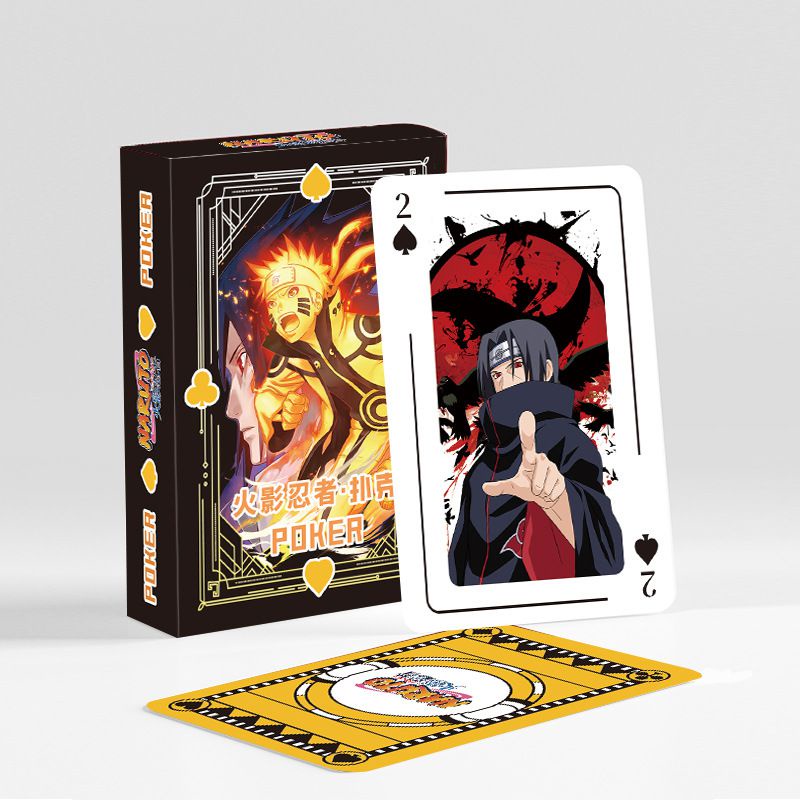 One Impact Naruto Genshin Animasi Poker Piece Kuromi 54pcs/Set Board Game Card