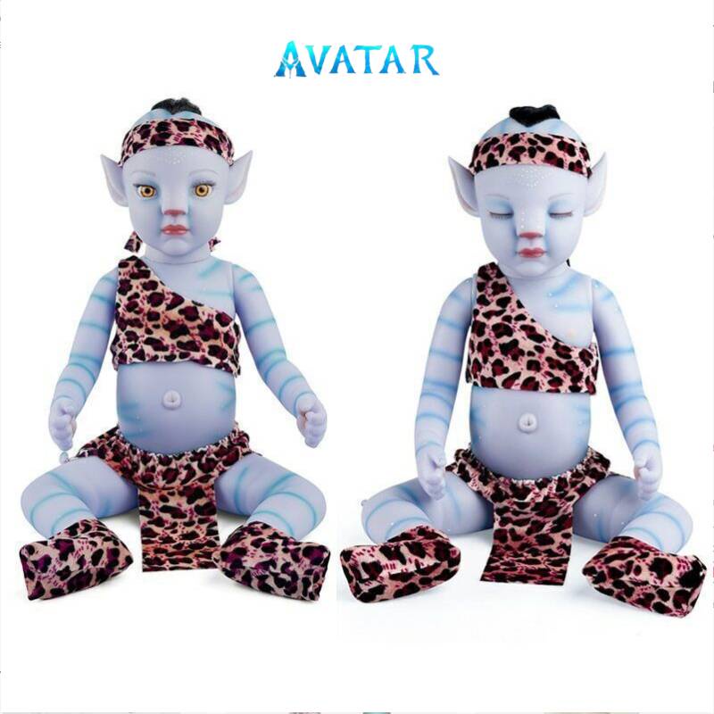 Boneka Baby Avatar Reborn Luminous Full Silica Gel Bisa Dicuci 12in