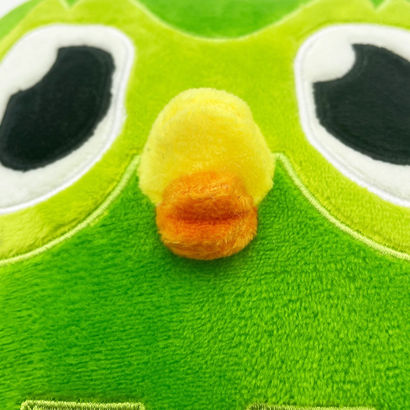 Cute 20cm Duolingo Plushie Duo 10 Year Anniversary Green Owl Gift For Kids Doll Plush Toy