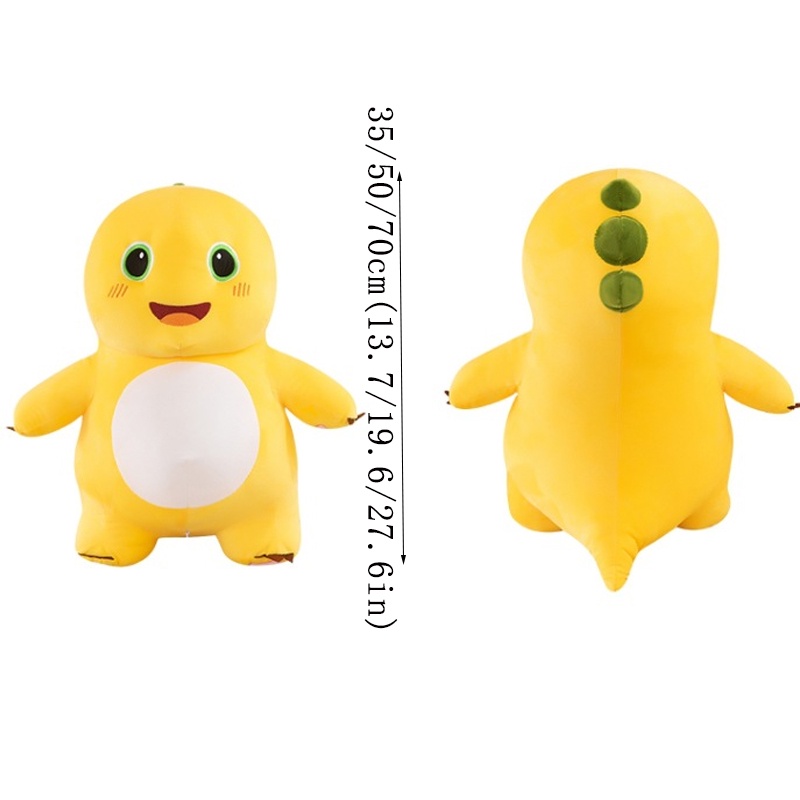 70 cm Kuning Dinosaurus Mainan Mewah Xiao Qi Boneka Boneka Hadiah Ulang Tahun Anak Decor