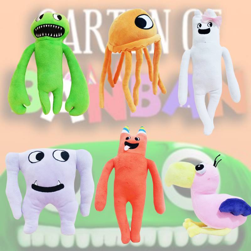 Mainan Boneka Garten Of Banban Game Plush Toy Monster Soft Stuffed Dolls Kids Fans Birthday Gifts 20-30cm