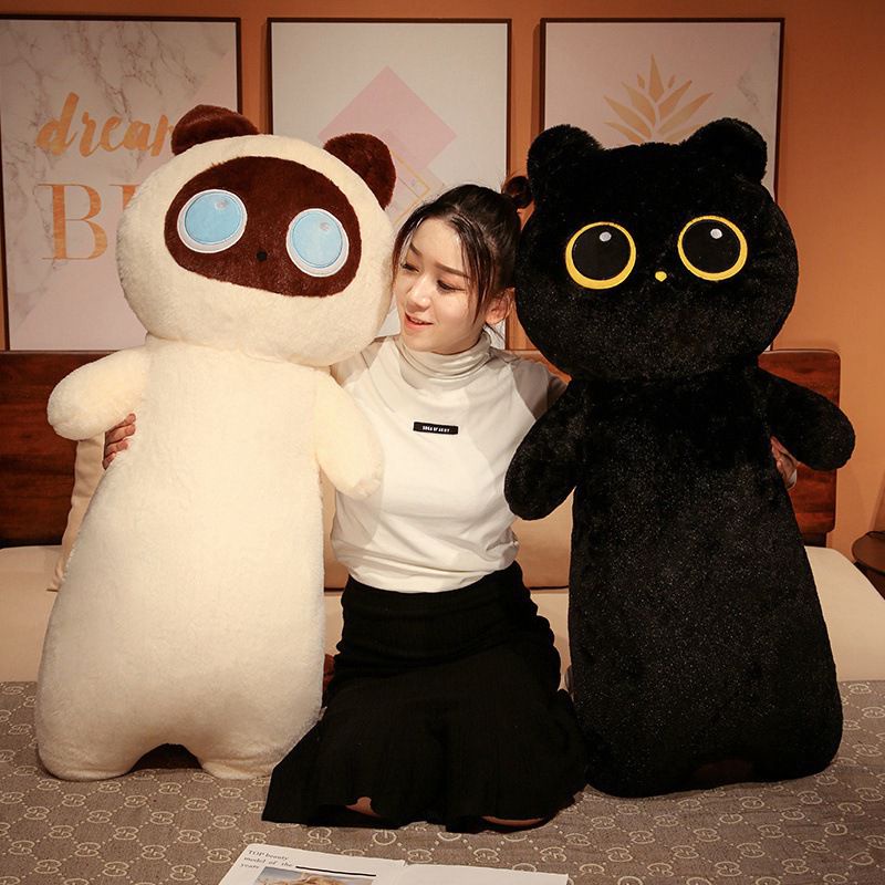 Bantal Mewah Berbentuk Kucing Menggemaskan Hadiah Ulang Tahun Anak Yang Nyaman