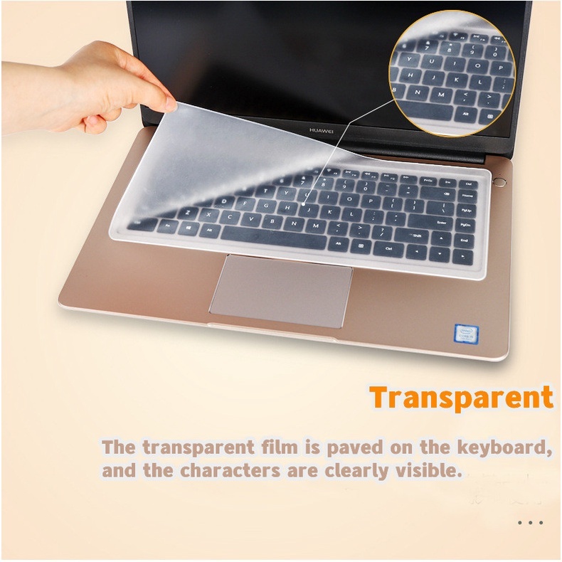 12/13-14/15-17 Inch Notebook Tiled Notebook Film Transparan Keyboard Film Pelindung Keyboard Notebook Film Pelindung Silikon Film Pelindung