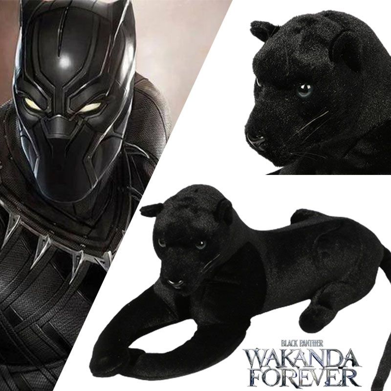 Mainan Mewah Black Panther 2inspirasi Film – Boneka Binatang Boneka Lembut Hadiah Ulang Tahun Xmas