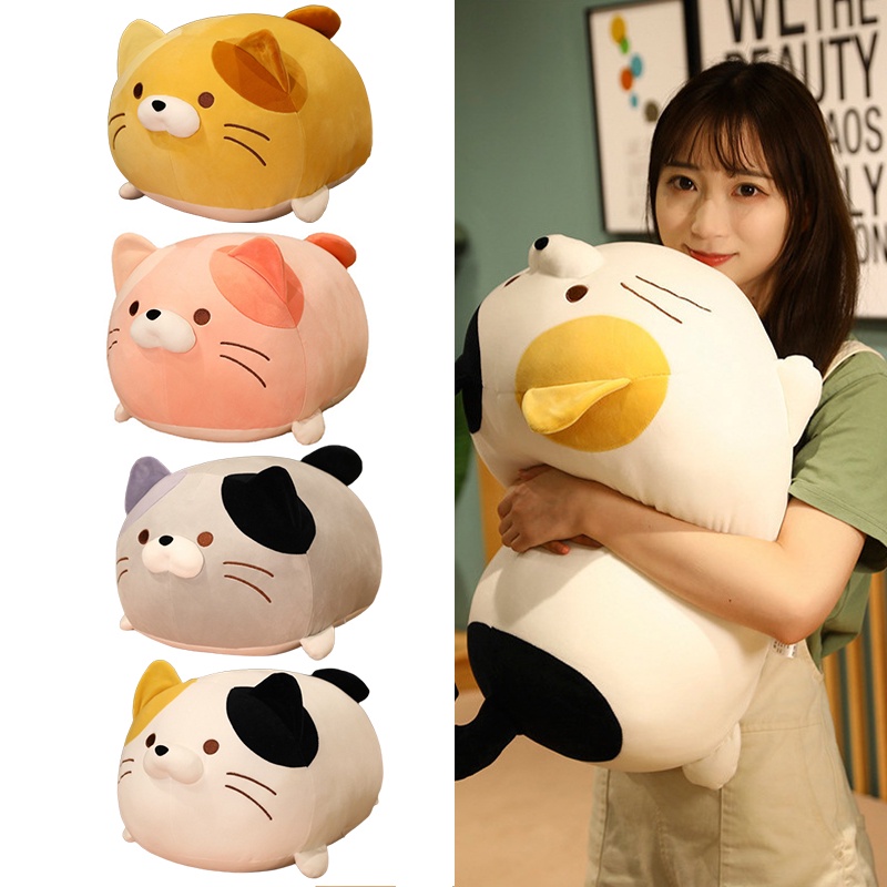 Bantal Imut Baby Cat Lembut Dekorasi Hadiah Anak