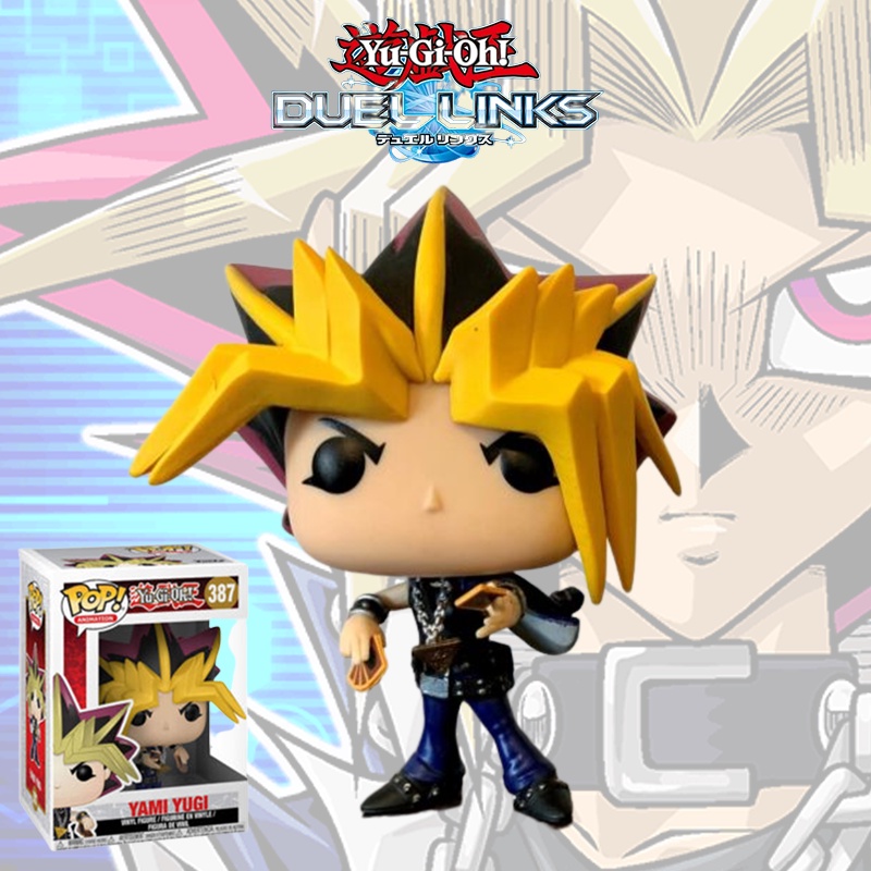 Yami Yugi Yu Gi Oh Pvc Figure Mainan 9cm Topper Kue Hadiah Anak Xmas Ornamen