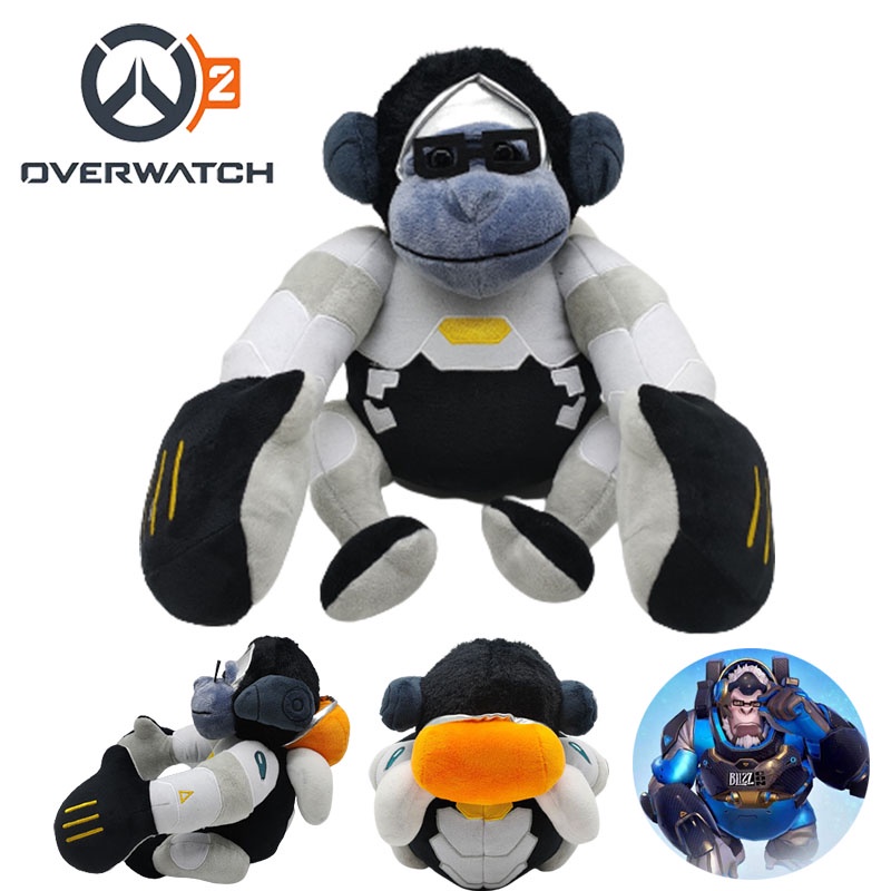 Dapatkan Lembut Squishy Overwatch Jumbo Winston Mainan Mewah Hadiah Xmas