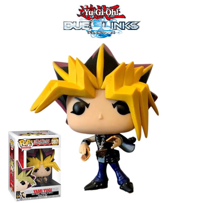 Yami Yugi Yu Gi Oh Pvc Figure Mainan 9cm Topper Kue Hadiah Anak Xmas Ornamen