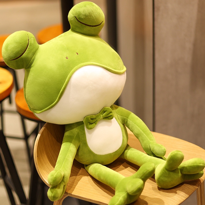 Great Valentine Day Gift – Frog Plush Pillow Boneka Empuk Mainan Dekorasi Rumah