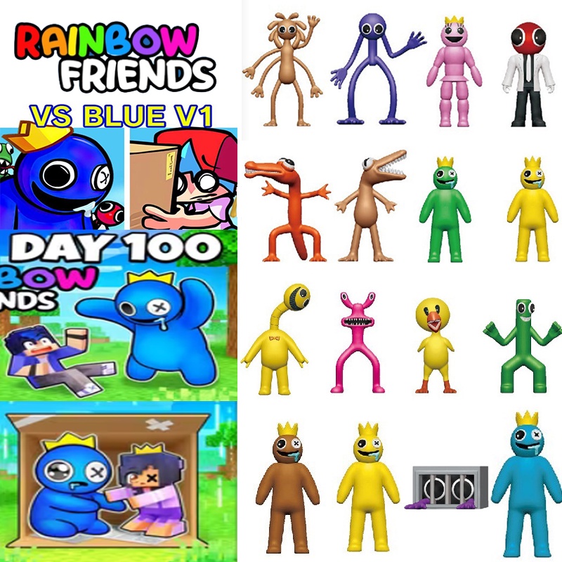 Build Your Own Roblox Rainbow Friends Universe Dengan Figure Kit Diy