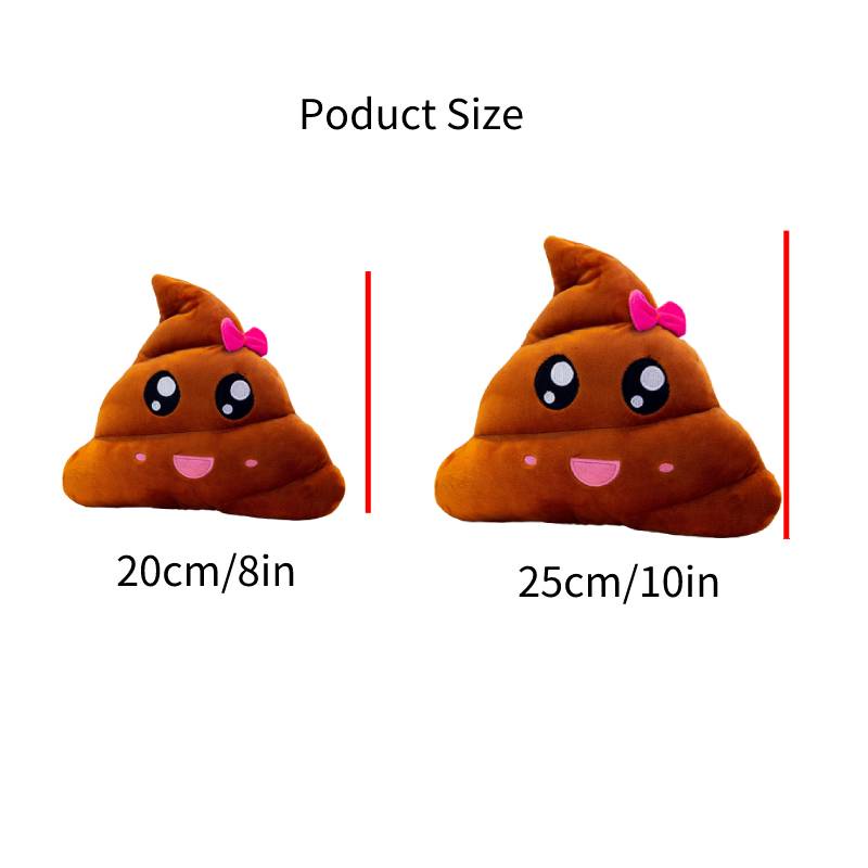 10cm Poo Family Emoji Emoticon Bantal Boneka Plush Toy Cushion Boneka Anak
