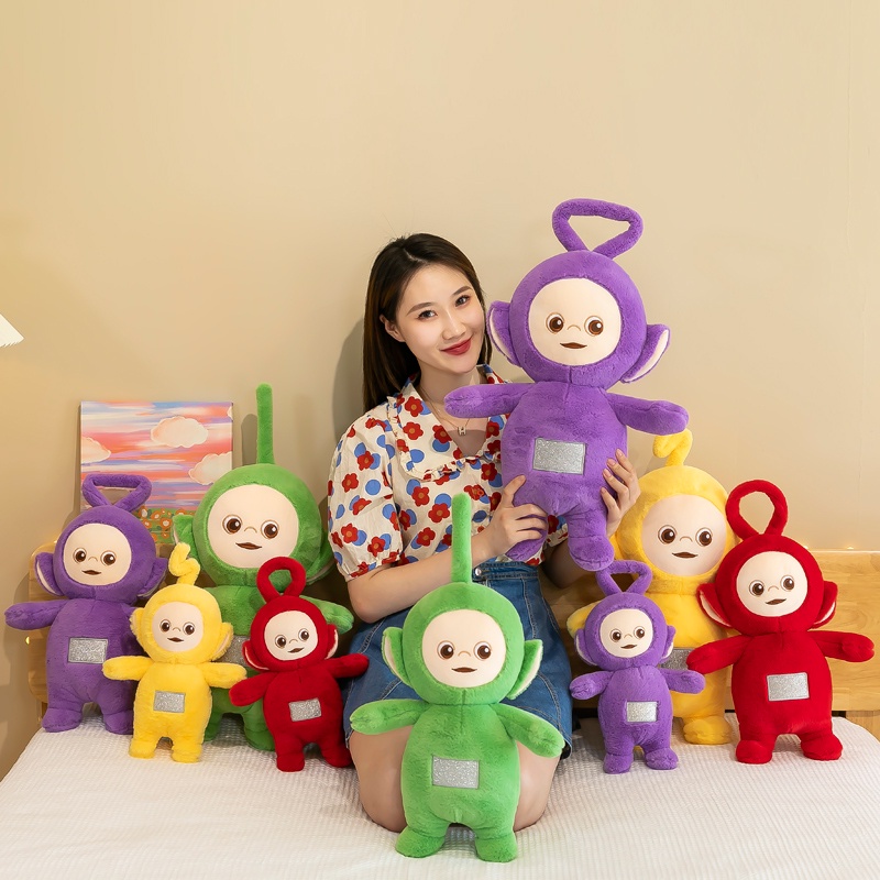 Cuddly Teletubbies Dipsy Po Tinky Winky laa-laa Mainan Mewah Berdiri Boneka Anak Hadiah Natal