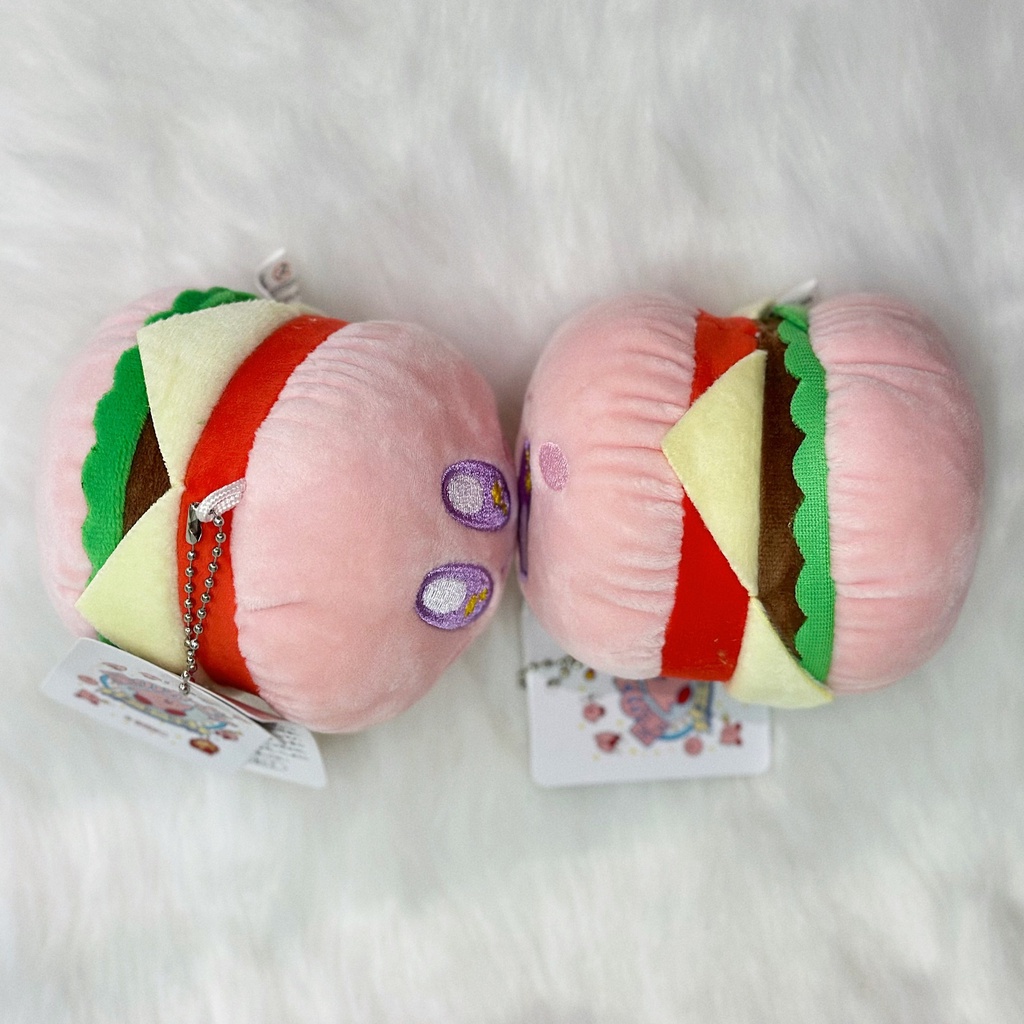 10 cm Bintang Kirby Hamburger Fries Liontin Anak Mainan Mewah Kartun Keripik Boneka Hadiah