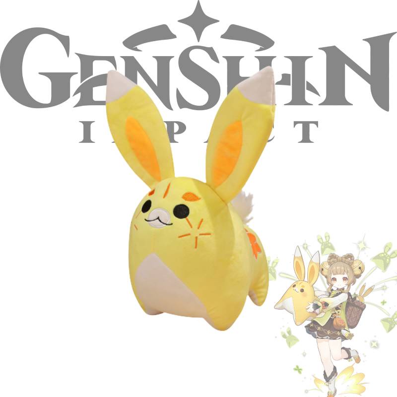 Genshin Impact Plush Toys Yaoyao Rabbit Pillow Bantal Dekorasi – Ide Hadiah Ulang Tahun Terbaik