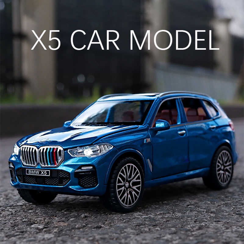 Diecasts Alloy X5 SUV BMW 1: 32model Mobil Suara Cahaya Simulasi Mainan Mobil