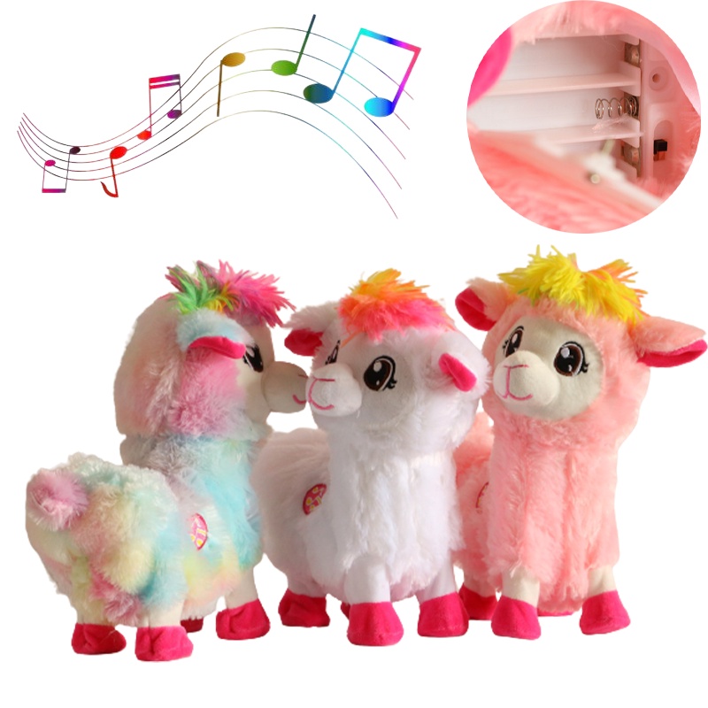 Cute The Booty Shakin Llama Battery-Powered Dancing Robotic Toy Collectible Toy Anime Figure Toys Gift Baby Alpacas Doll