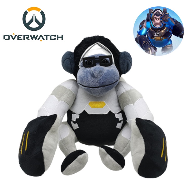 Dapatkan Lembut Squishy Overwatch Jumbo Winston Mainan Mewah Hadiah Xmas