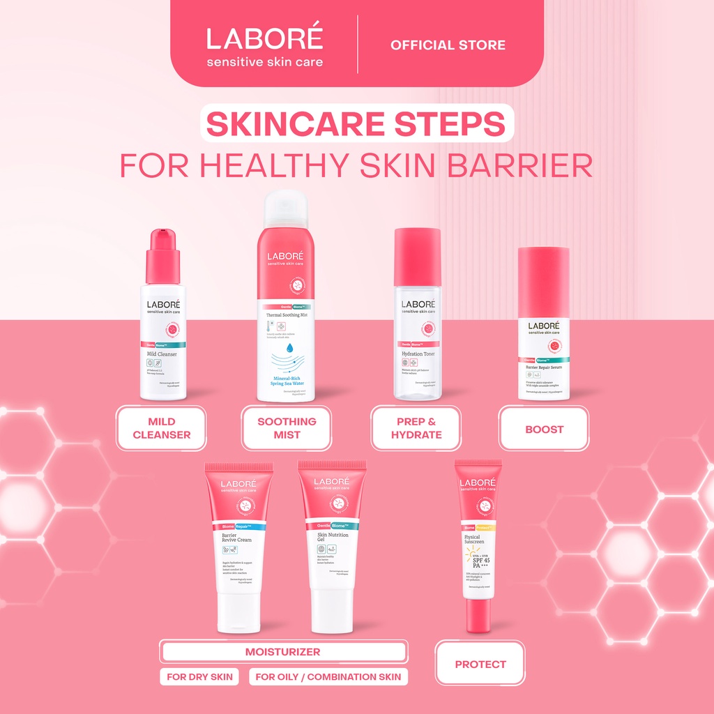 LABORÉ Skin Refreshment Combo Package (Mild Cleanser, Thermal Soothing Mist)