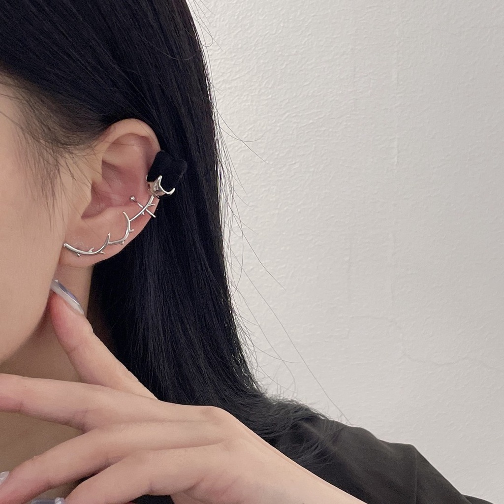 Tulip One-piece Earrings Aksesoris Pasang Kepribadian Sederhana