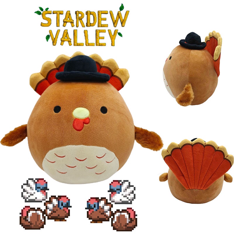 Stardew Valley 25cm Ayam Mainan Mewah Hadiah Ulang Tahun Xmas