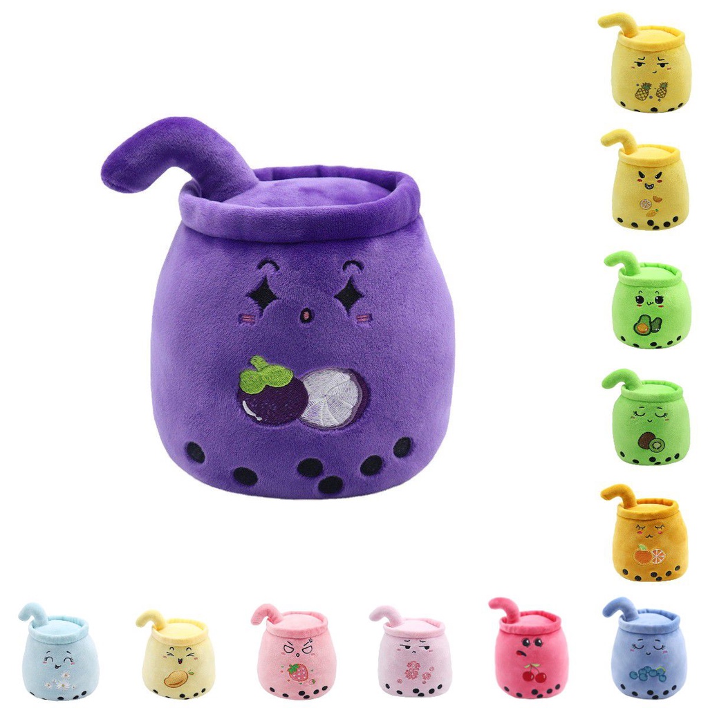 Gelas Boba Teh Bubble Buah Halus Boneka Buatan Mewah Hadiah Xmas