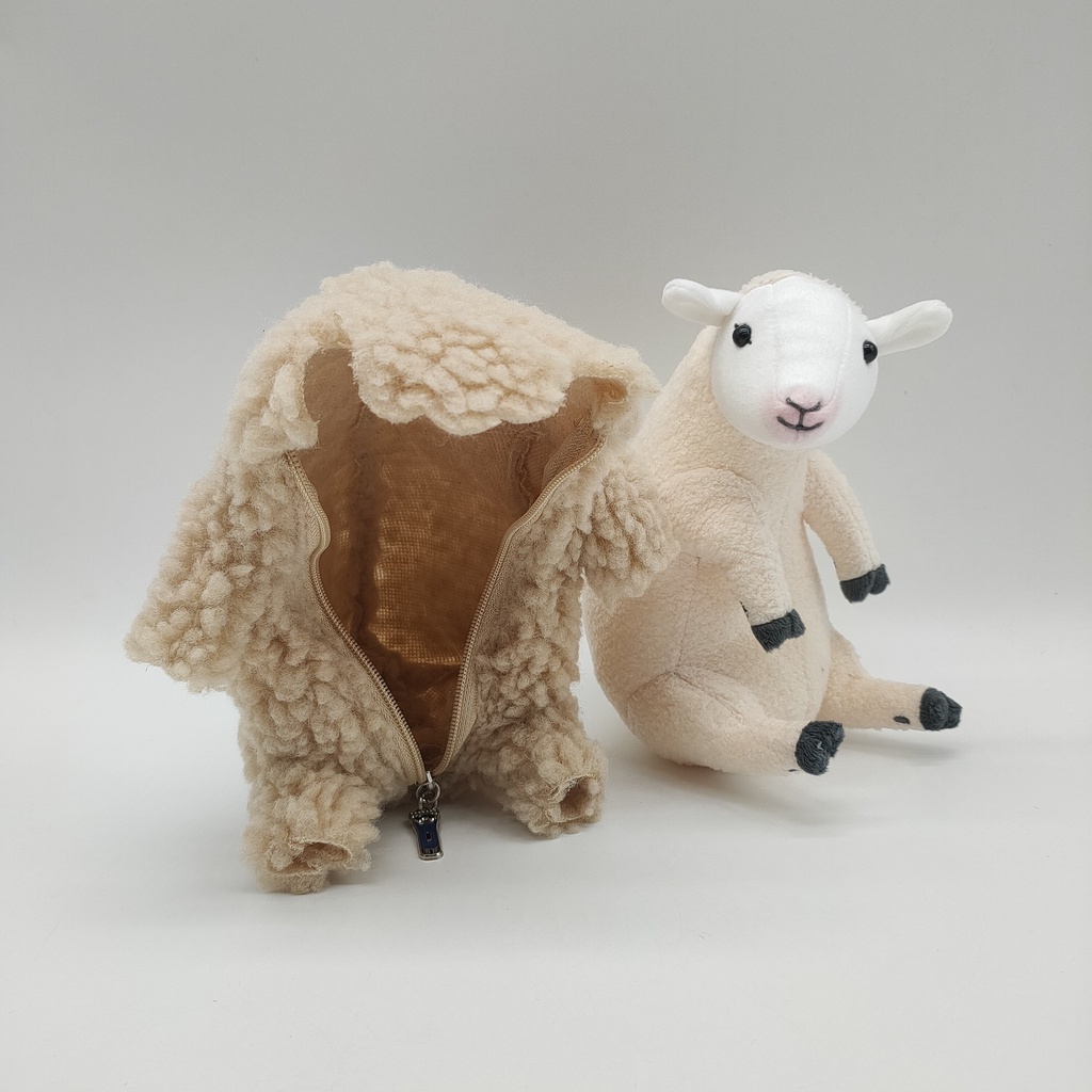 Rokkosan Domba Mainan Boneka Boneka Stuffed Animal Dekorasi Untuk Dewasa Anak-Anak