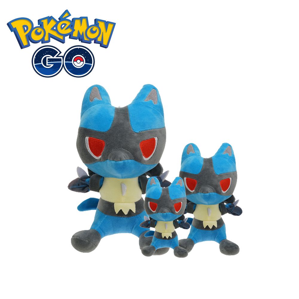 Lucario Boneka Plush Lembut Hadiah Xmas Untuk Anak